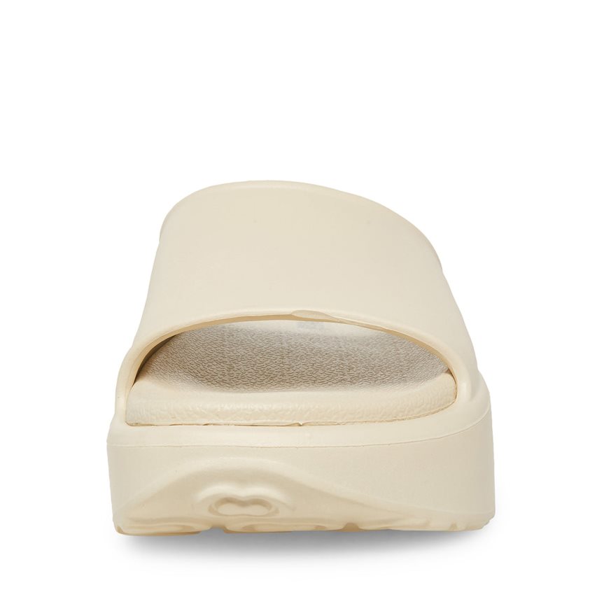 Beige Steve Madden Jazzie Women's Slides | PH 7069UCF